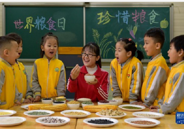 珍惜糧食 從小做起